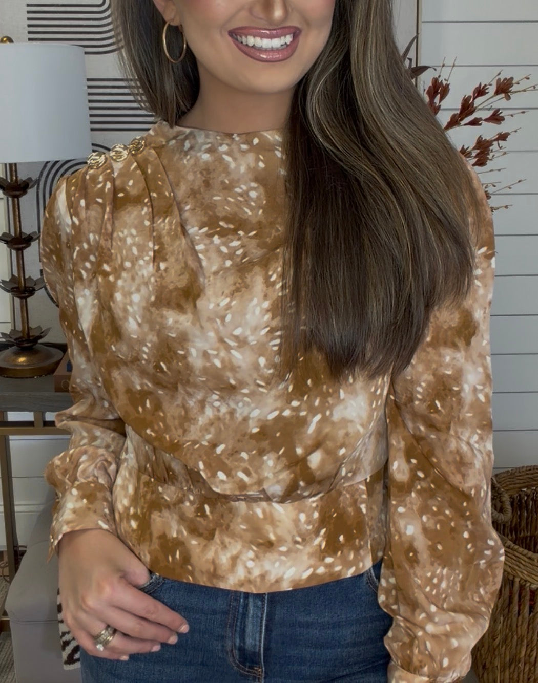 Fawn Fabulous Blouse - DEAL