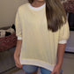 Zenana Brand Yellow Stripe Top DEAL