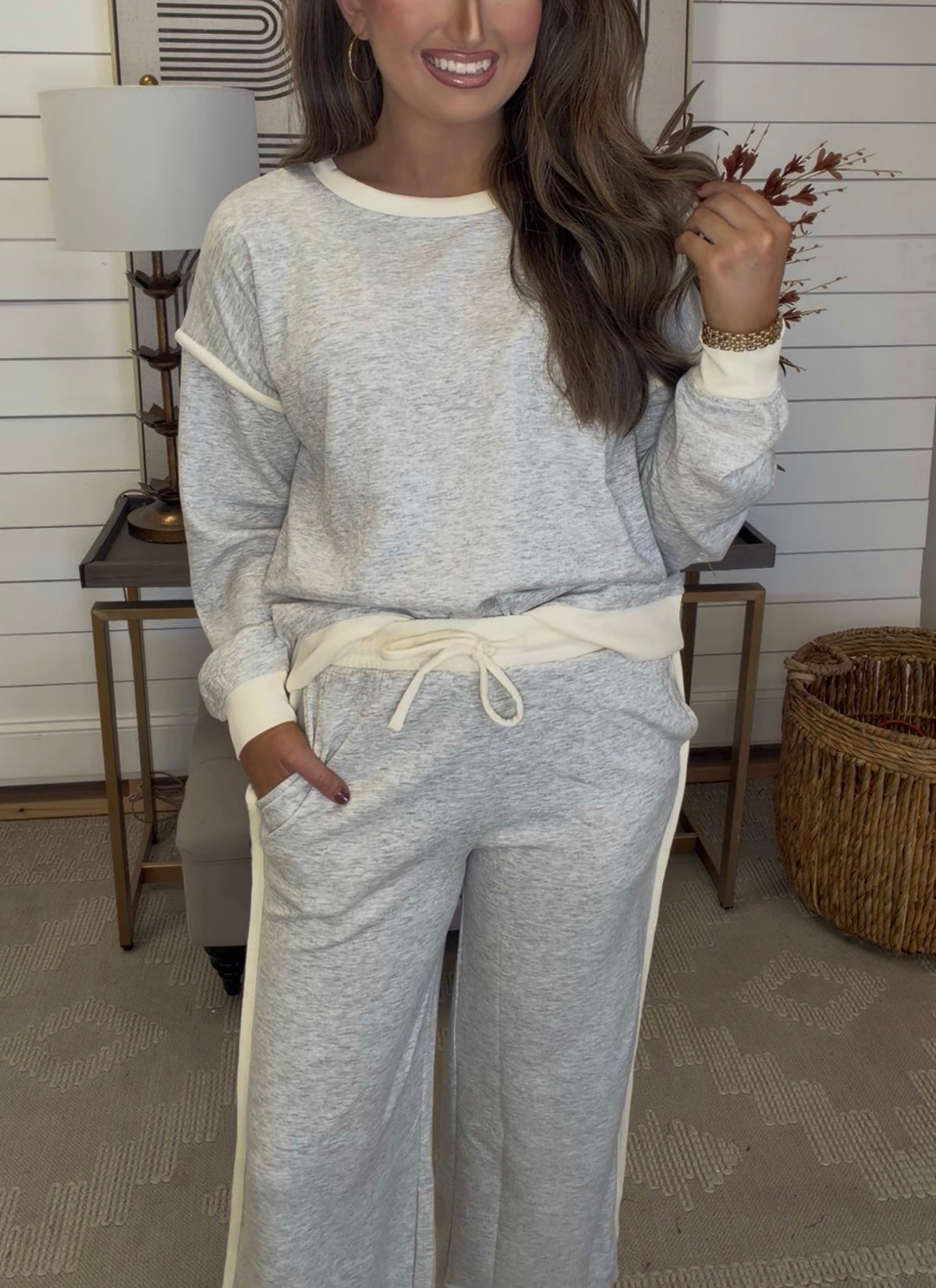 ZENANA BRAND- Callie Set- Gray