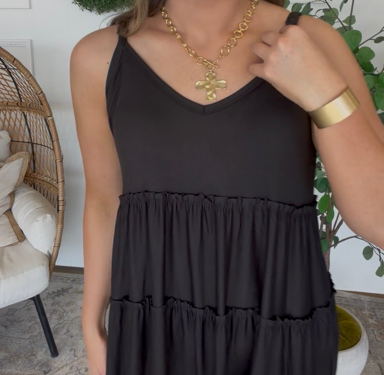 ZENANA BRAND Black Dress DEAL