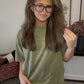 Zenana Brand Tee DEAL- Olive