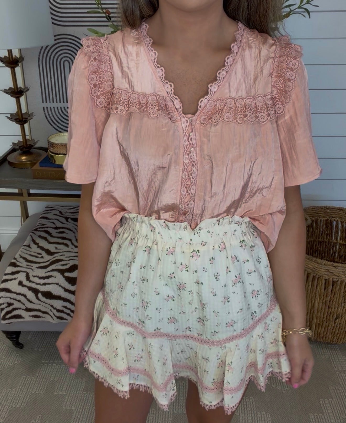 Rose Floral Skirt DEAL
