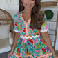 Scallop Floral Dress DEAL