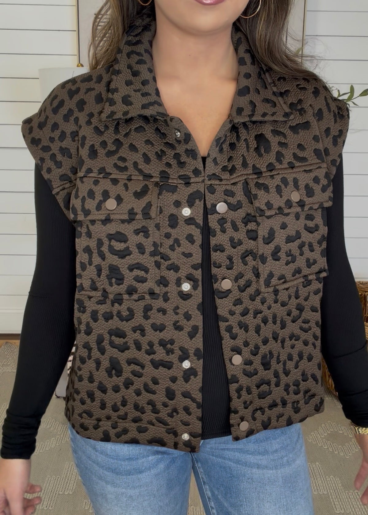 Leopard Love Vest - DEAL