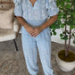 Eyelet Ruffle Jumpsuit DEAL