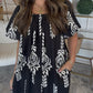 Neutral Print Dress DEAL