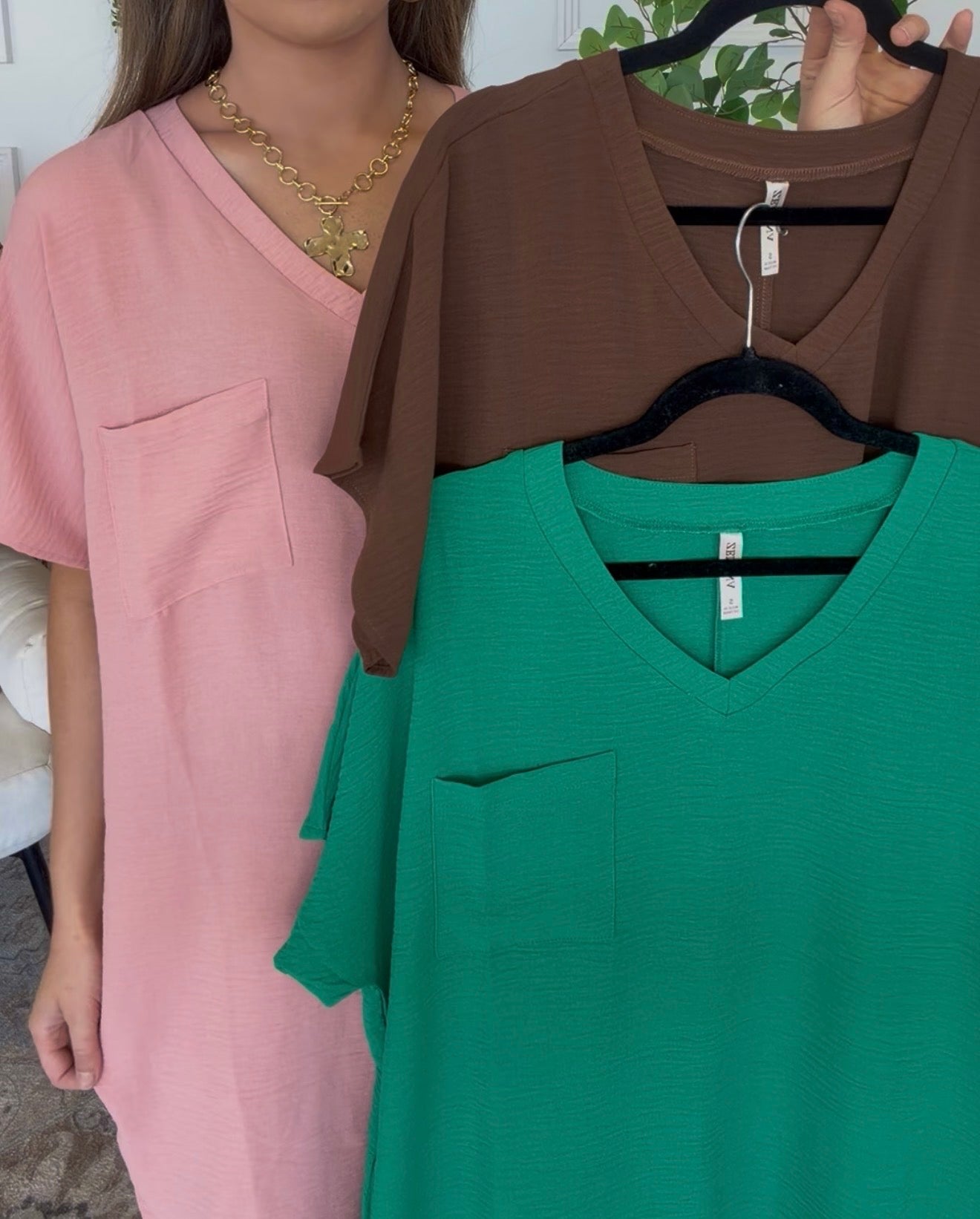 ZENANA BRAND 3 COLORS- Daily Dress DEAL
