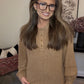Zenana Brand Henley DEAL- Tan