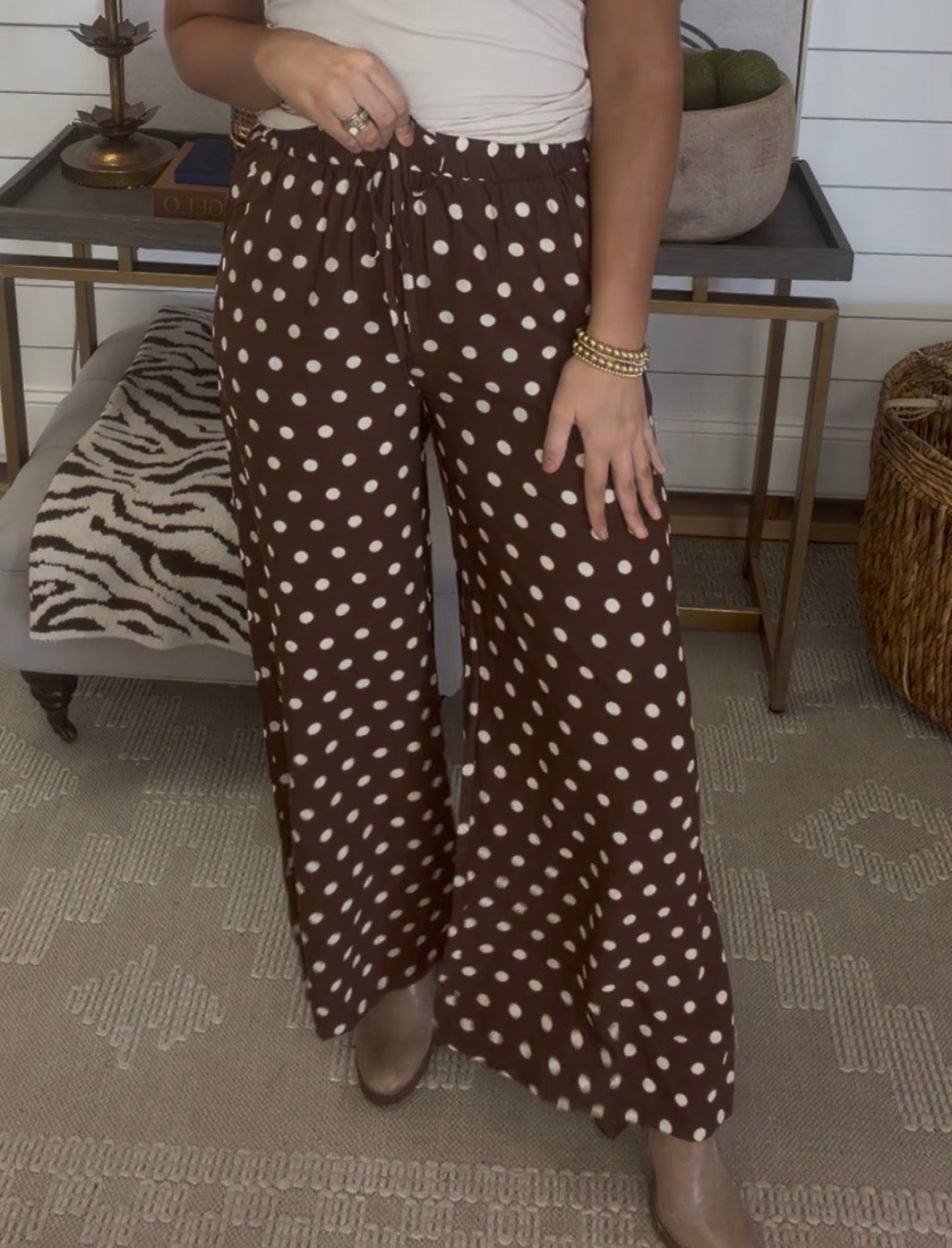 Brown Dot Pants DEAL