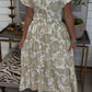Tan Printed Dress DEAL