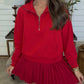 Zenana Brand Red Pullover DEAL