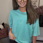 Zenana Brand Tee DEAL- Mint