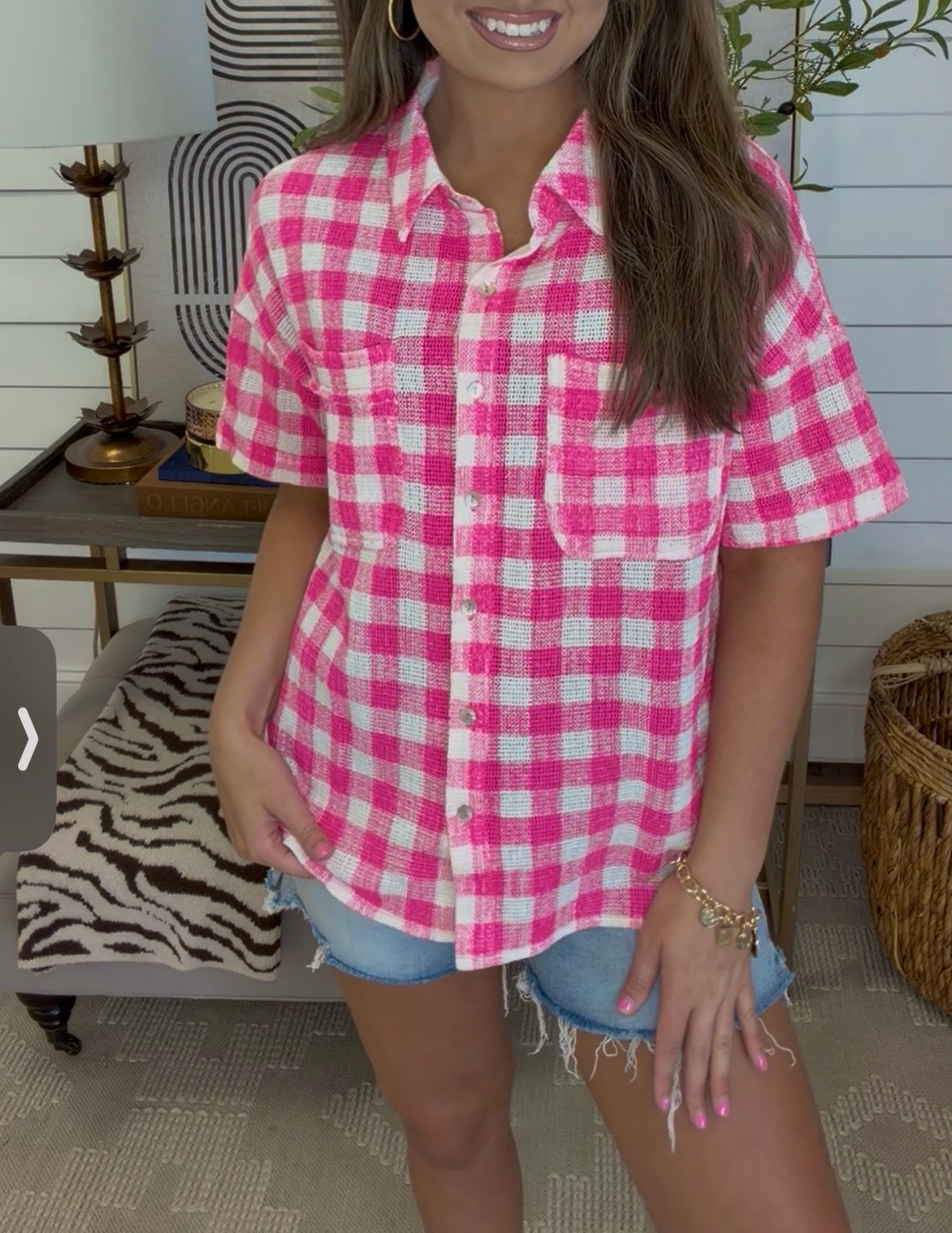 Gingham Top DEAL