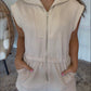 Zip Tan Romper DEAL