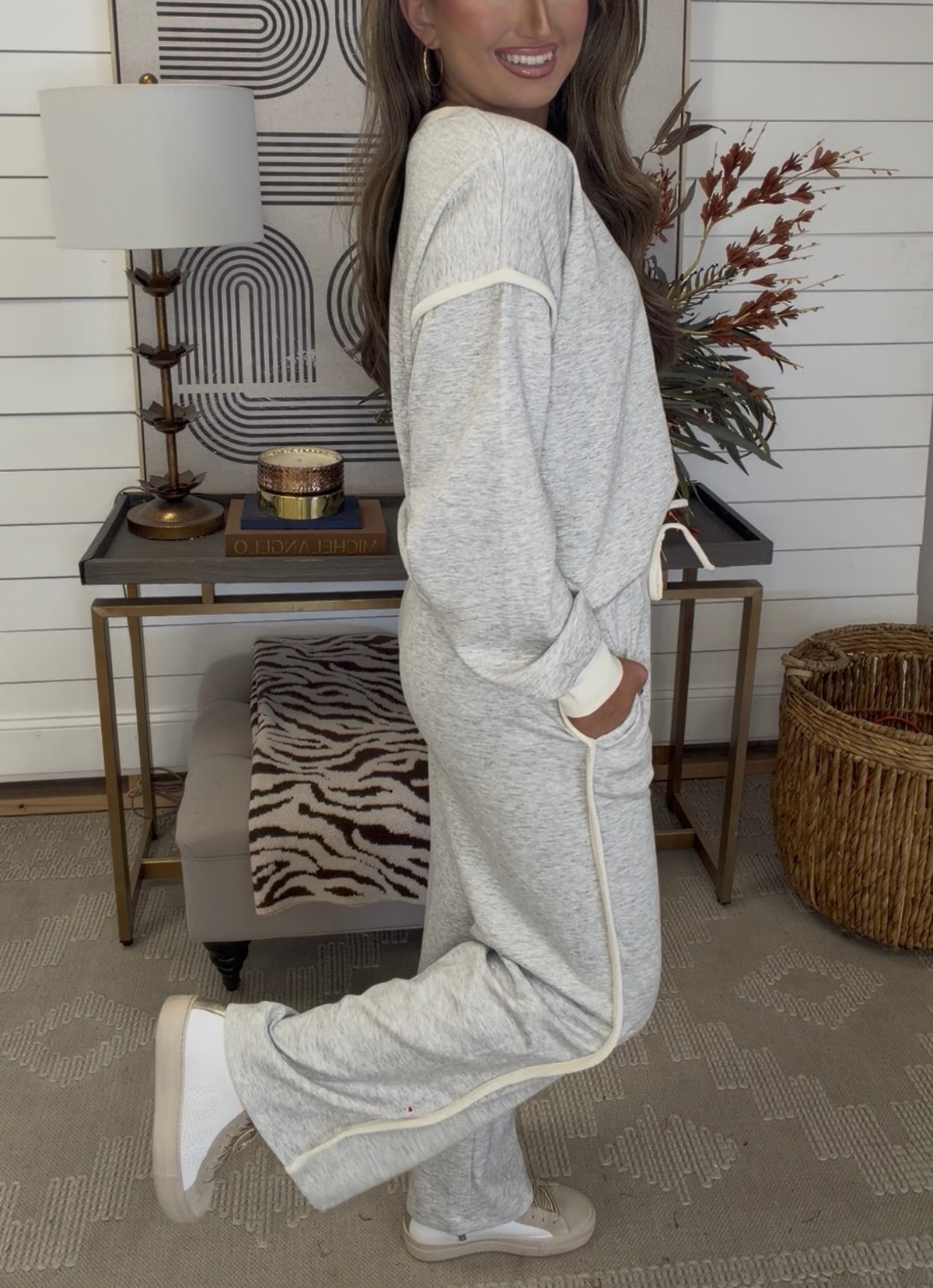 ZENANA BRAND- Callie Set- Gray