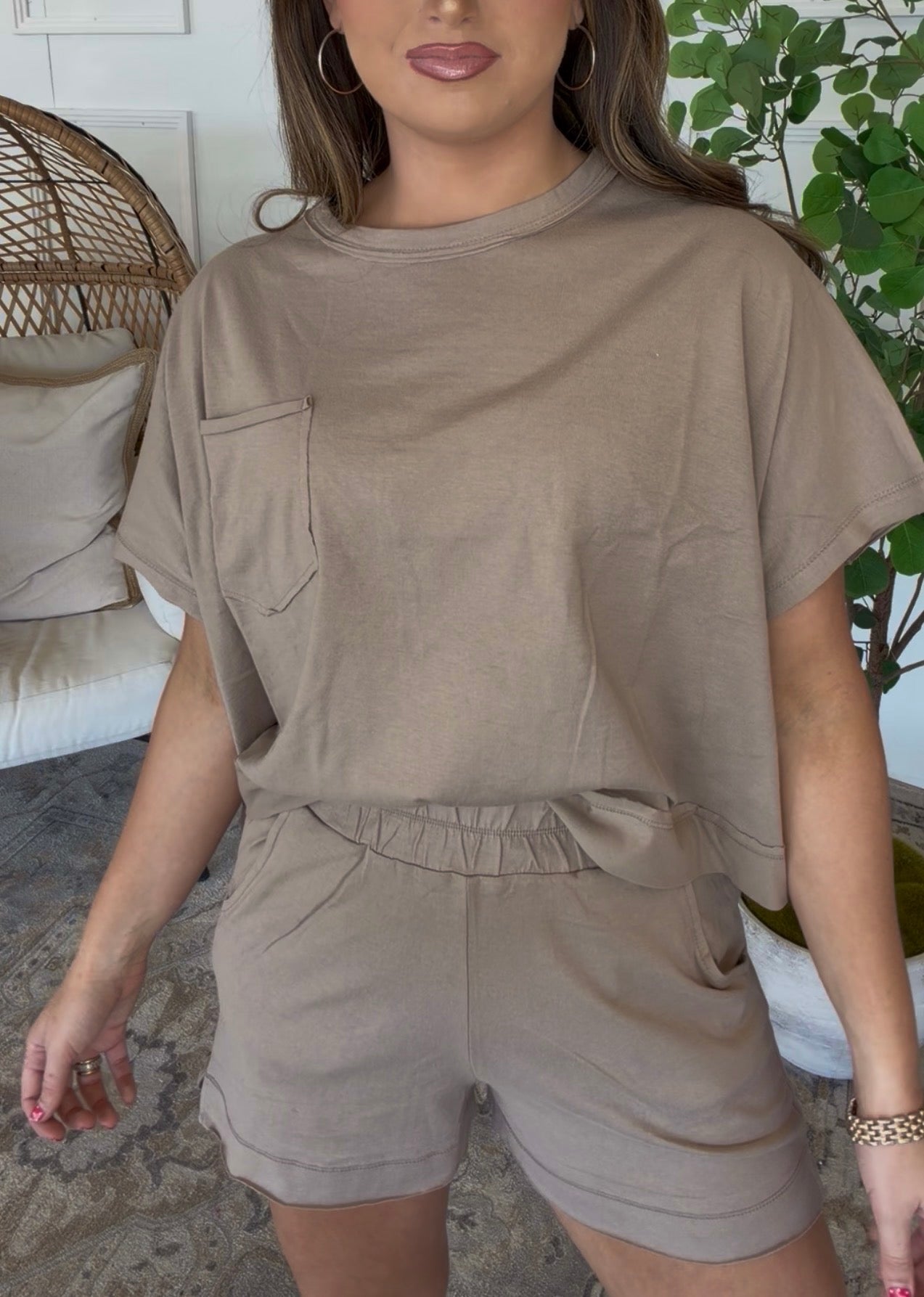 ZENANA BRAND Tan Set
