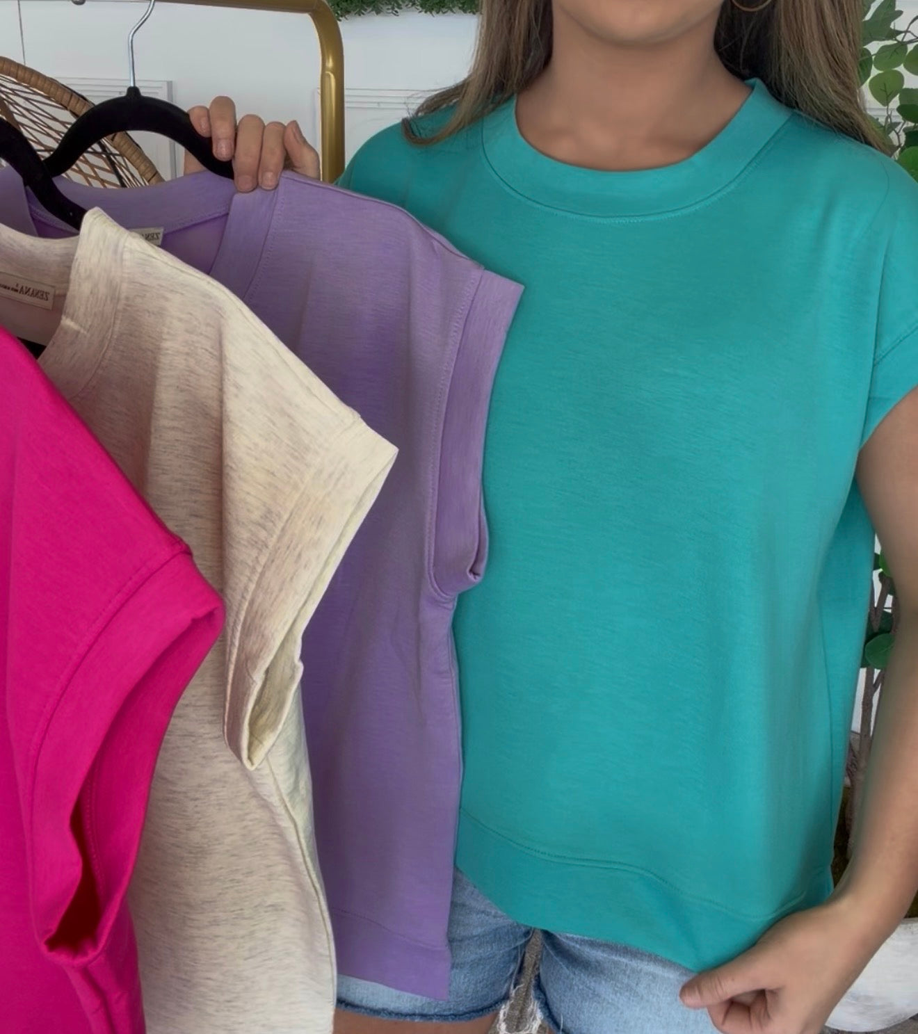 ZENANA BRAND 4 COLORS- Daily Comfy Top DEAL