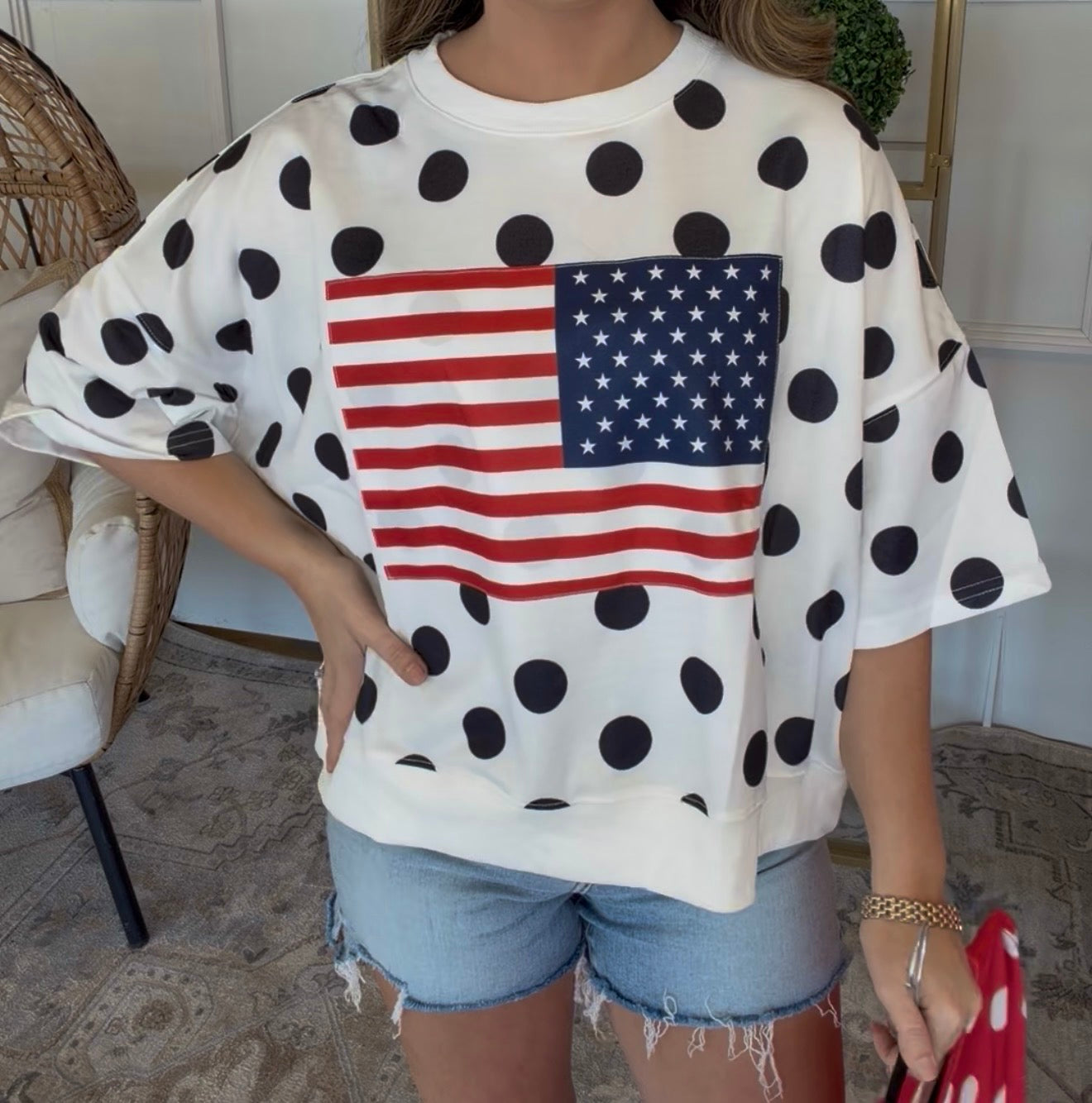 American Girl Top- 2 Colors - DEAL