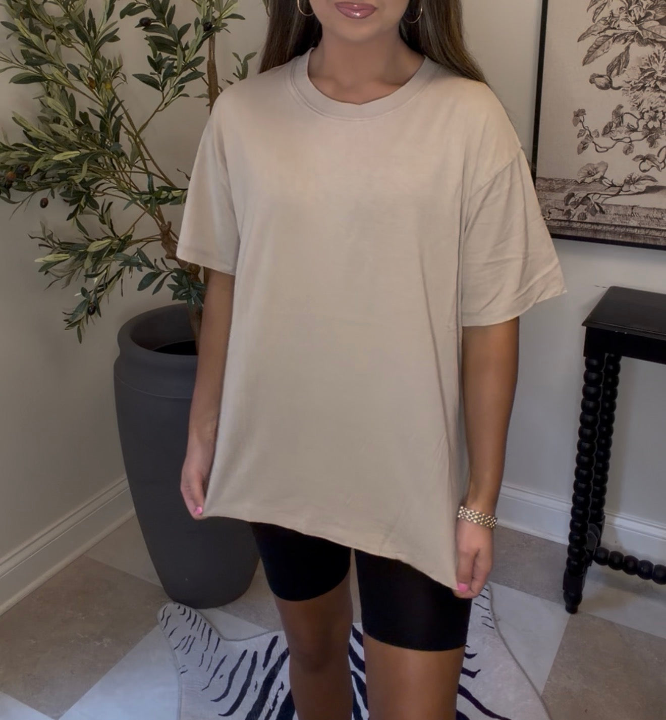 Zenana Brand Tan Tee DEAL