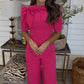 Bowie Jumpsuit- Pink- DEAL
