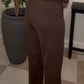Zenana Brand Comfy Dressy Pants DEAL- Brown