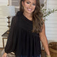 Black One Shoulder Top DEAL