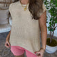ZENANA BRAND Tan Knit Top