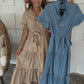 2 COLORS- Ruffle Midi Dress DEAL