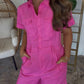 Pink Crop Jumpsuit DEAL