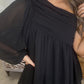 Black One Shoulder Top DEAL