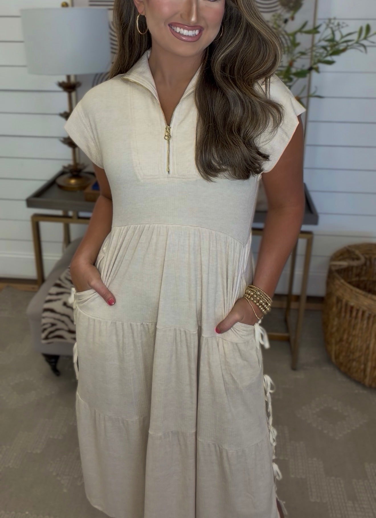 Zip Up Darling Dress- 2 COLORS- DEAL