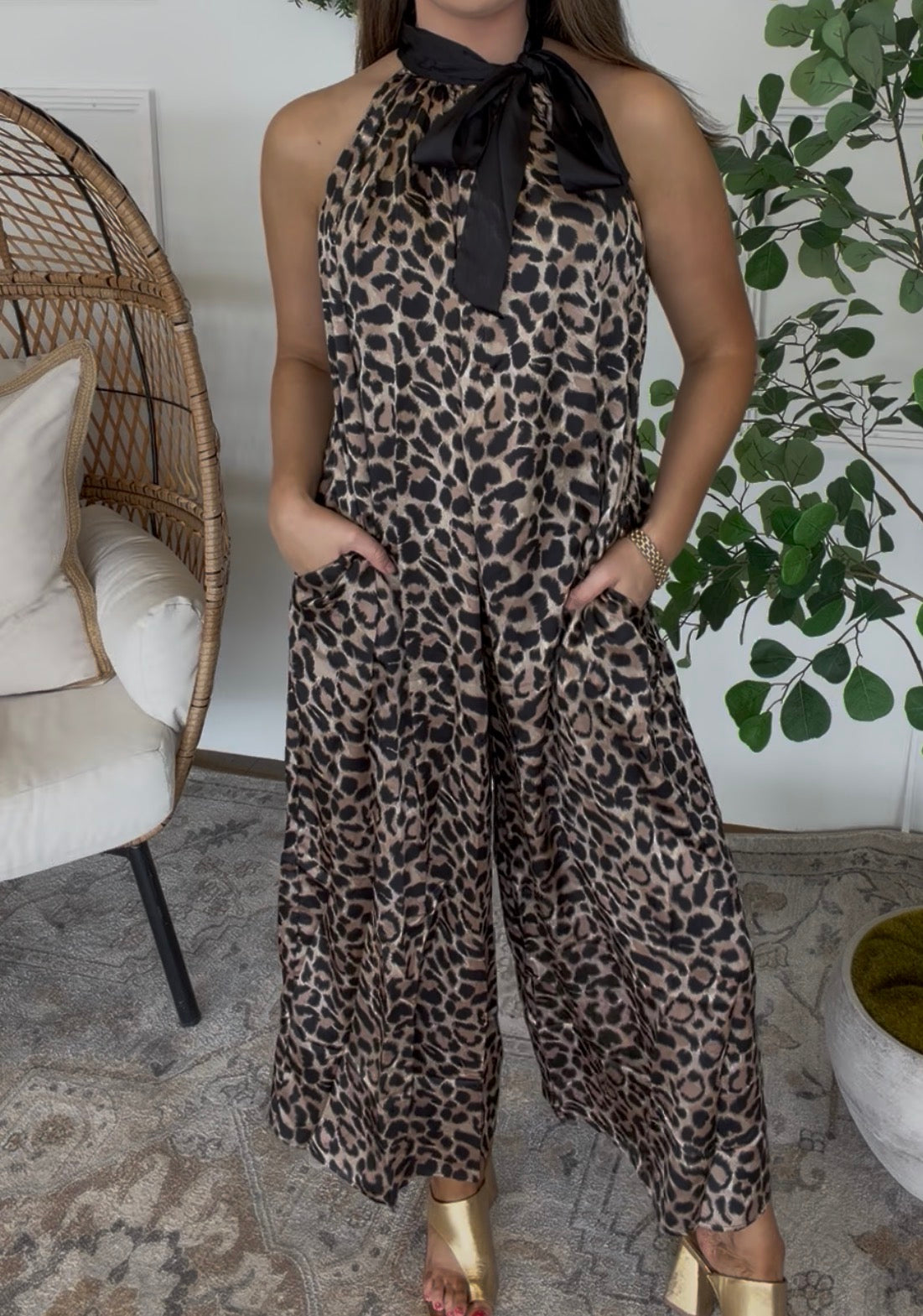 Cheetah Jumpsuit DEAL - RESTOCK
