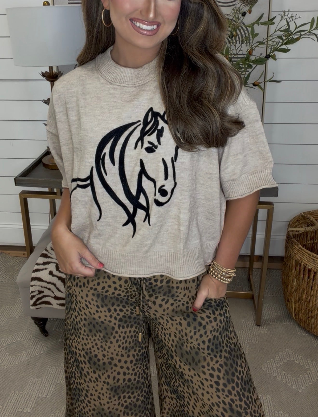 Horse Knit Top DEAL