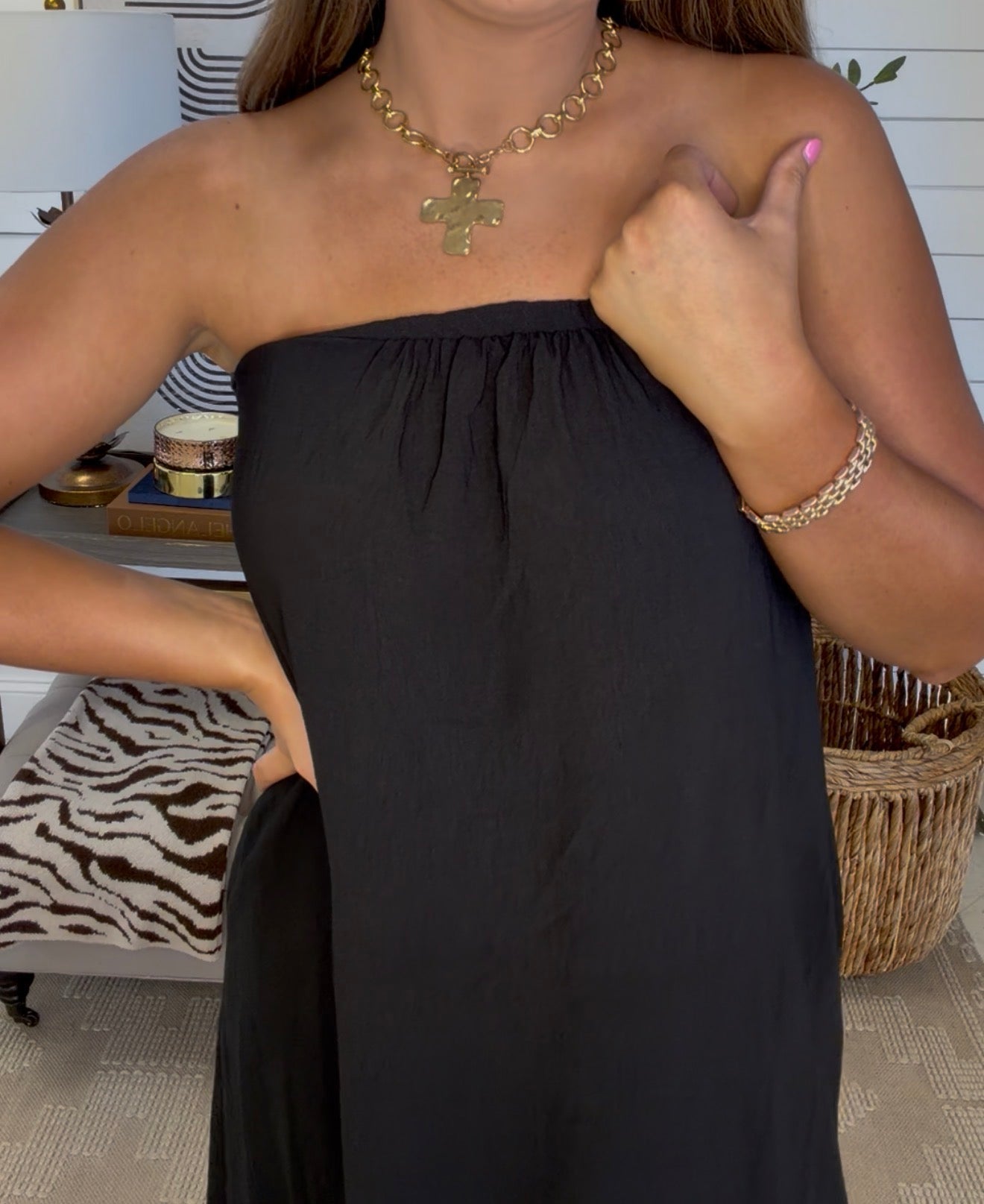 Pearl Dress DEAL— Black