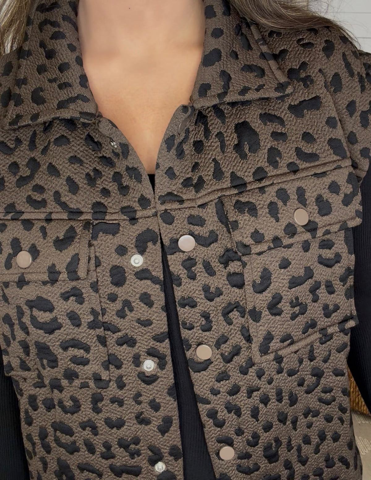 Leopard Love Vest - DEAL