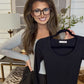 Zenana Brand Mia Tops DEAL - Gray & Black