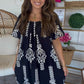 Neutral Print Dress DEAL