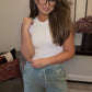 Zenana Brand Crop Pants Ash Blue DEAL