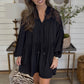 Classy Lace Black Dress - DEAL
