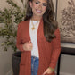 Zenana Brand Cara Cardigan DEAL- Rust