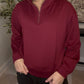 Zenana Brand Jill Pullover DEAL - Maroon