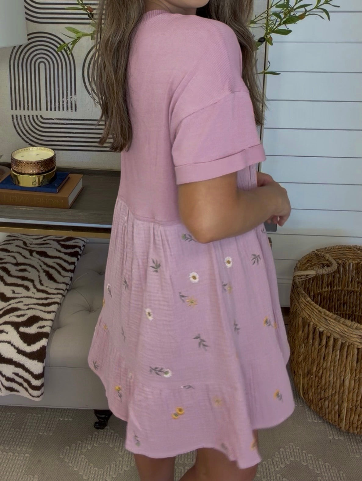 Floral Mauve Dress DEAL