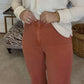 Zenana Rust Crop Jeans DEAL