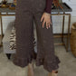 Chic in Cheetah Ruffle Pants - DEAL- LuxeLine