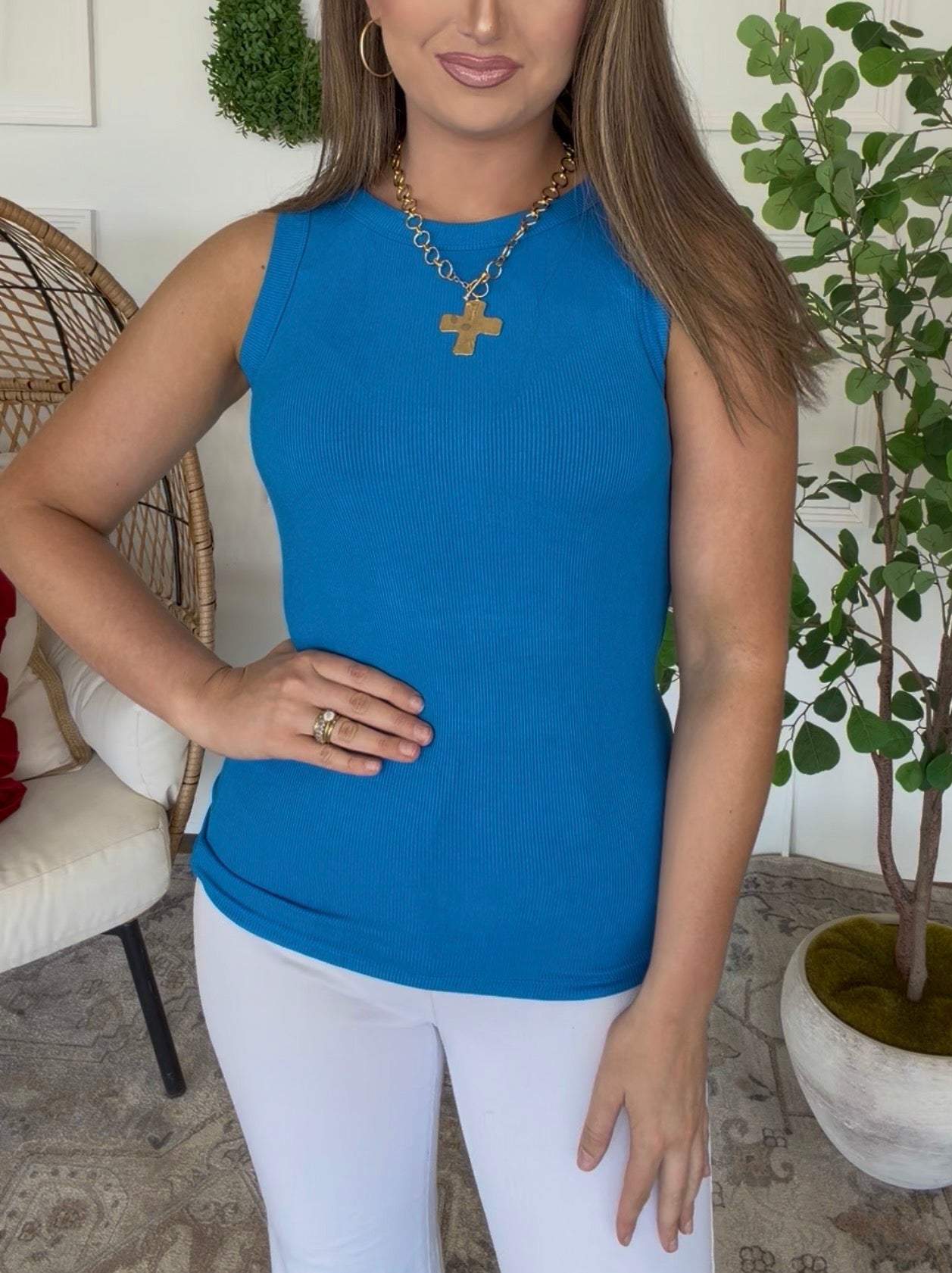 ZENANA STAPLE TANK- 7 COLORS- DEAL