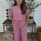 Zenana Brand Lauren Set DEAL - Rose