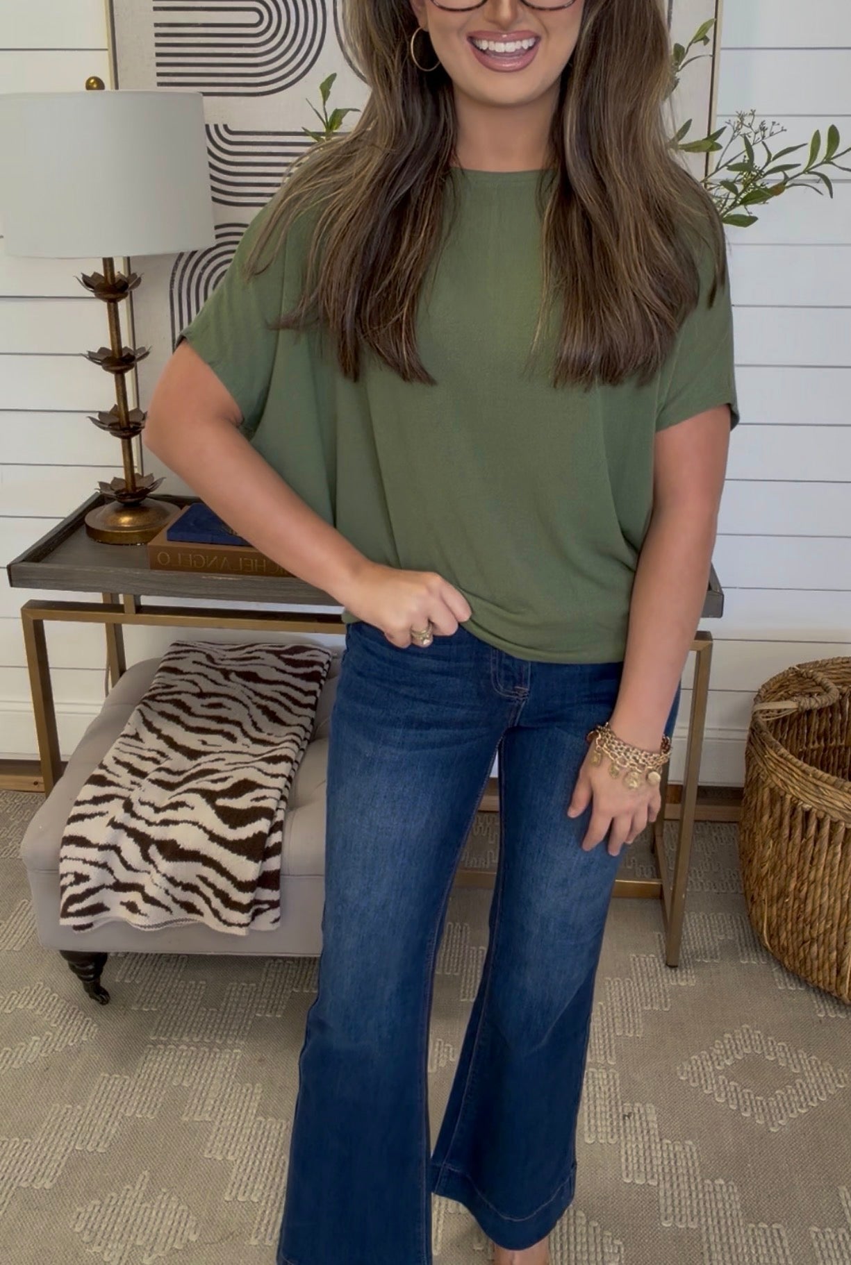 Zenana Brand Olive Top DEAL