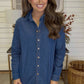 Demi Denim Staple Top  - DEAL