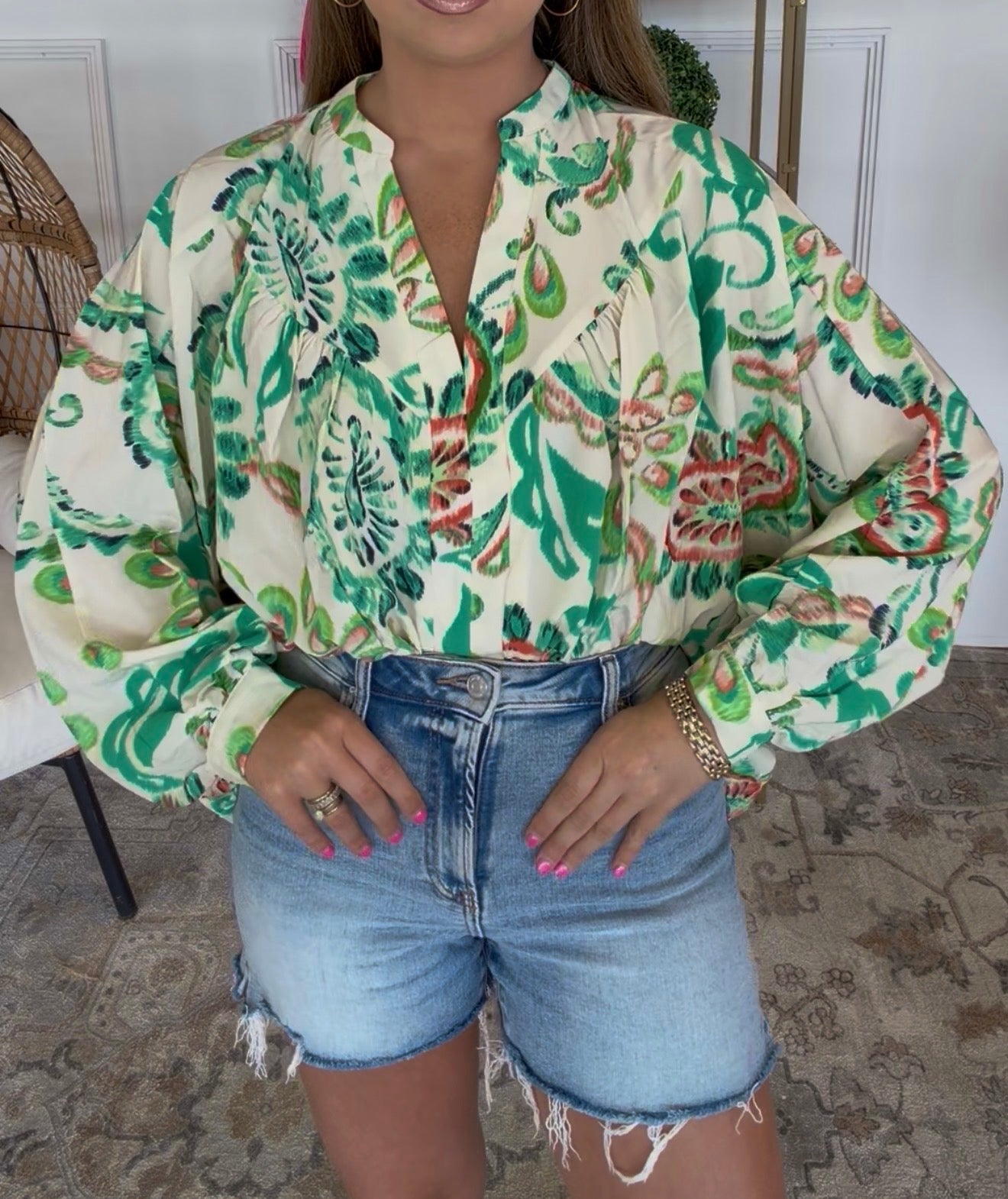Printed Pretty Bodysuit DEAL