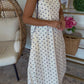 Navy Dot Dress DEAL
